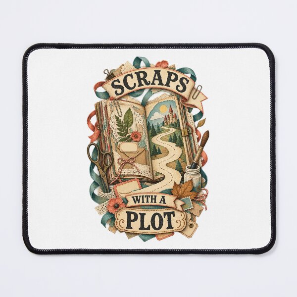 Item preview, Scraps With a Plot Storybook Collage designed and sold by UrbanCanvvas.