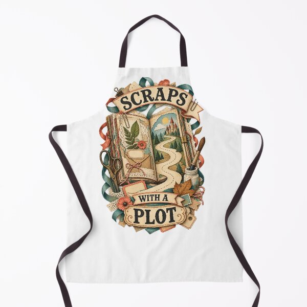 Item preview, Scraps With a Plot Storybook Collage designed and sold by UrbanCanvvas.
