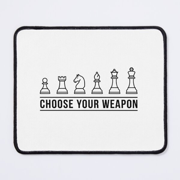 Item preview, Choose Your Weapon Chess Player Strategy Game designed and sold by Doodleoub.