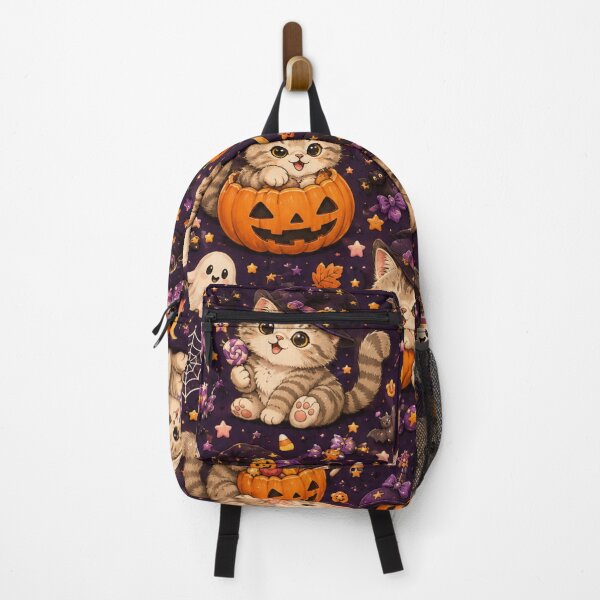 Item preview, Cute Halloween Cat Pattern designed and sold by Moochie Studios.