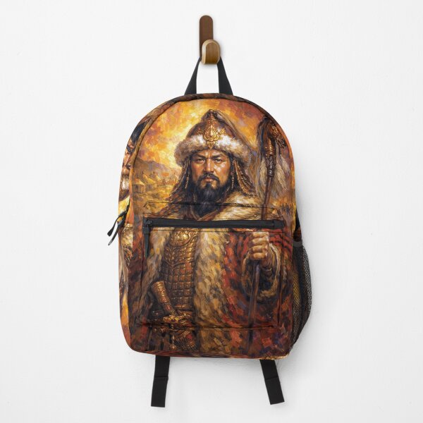 Item preview, Genghis Khan – Legendary Mongol Warrior Painting designed and sold by GalleryKauffeld.
