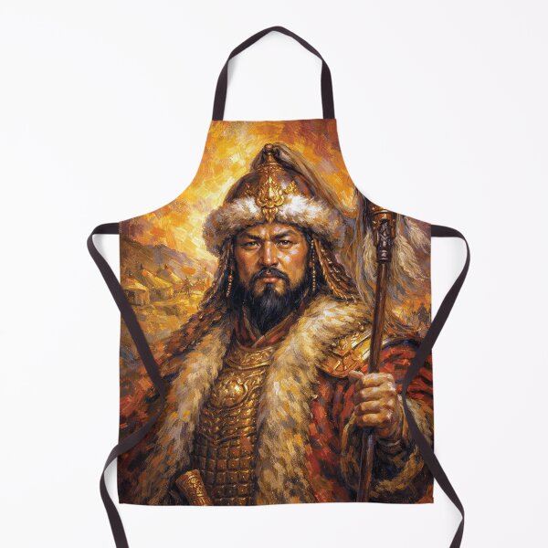 Item preview, Genghis Khan – Legendary Mongol Warrior Painting designed and sold by GalleryKauffeld.