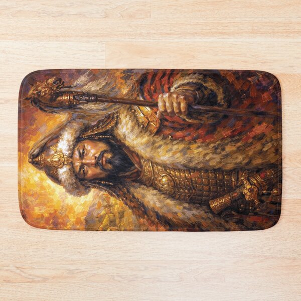 Item preview, Genghis Khan – Legendary Mongol Warrior Painting designed and sold by GalleryKauffeld.