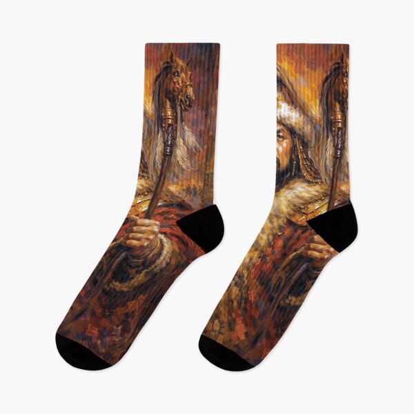 Item preview, Genghis Khan – Legendary Mongol Warrior Painting designed and sold by GalleryKauffeld.