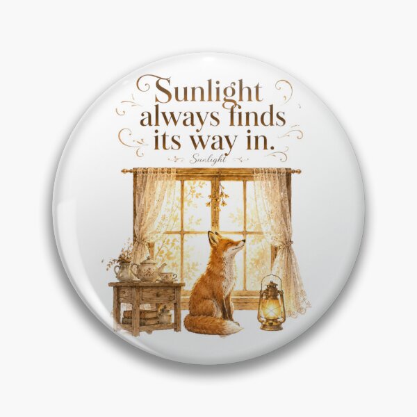 Item preview, Sunlight Always Finds Its Way In Vintage Fox Morning Light designed and sold by AQUILAKREO.