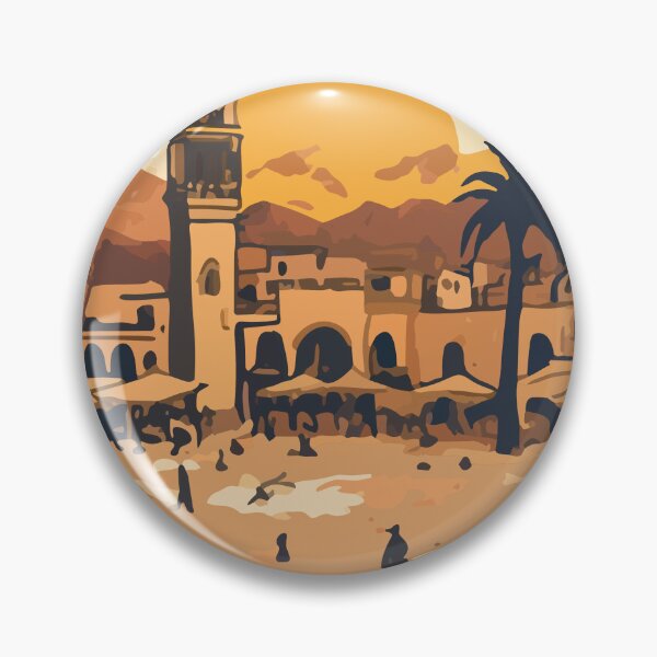 Item preview, Djemaa Travel Badge designed and sold by JacksoonLester.