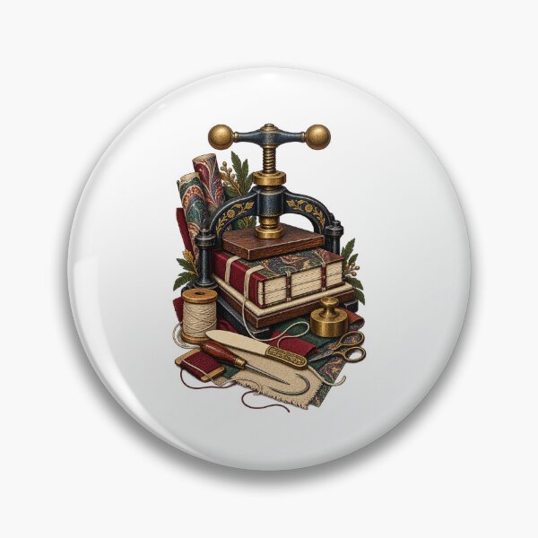 Item preview, Traditional Bookbinding Press Workshop designed and sold by UrbanCanvvas.