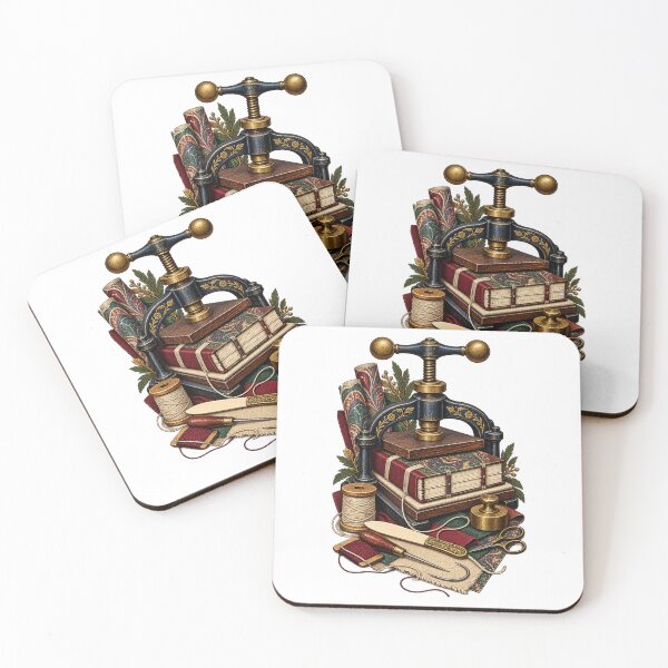 Item preview, Traditional Bookbinding Press Workshop designed and sold by UrbanCanvvas.