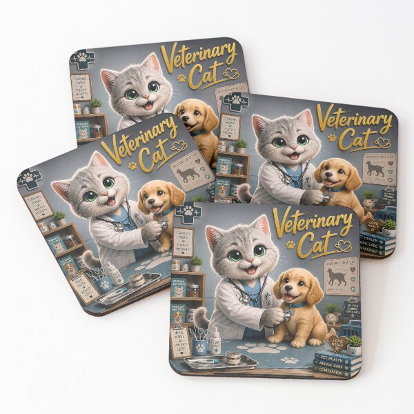 Item preview, Veterinary Cat designed and sold by Meow Story .