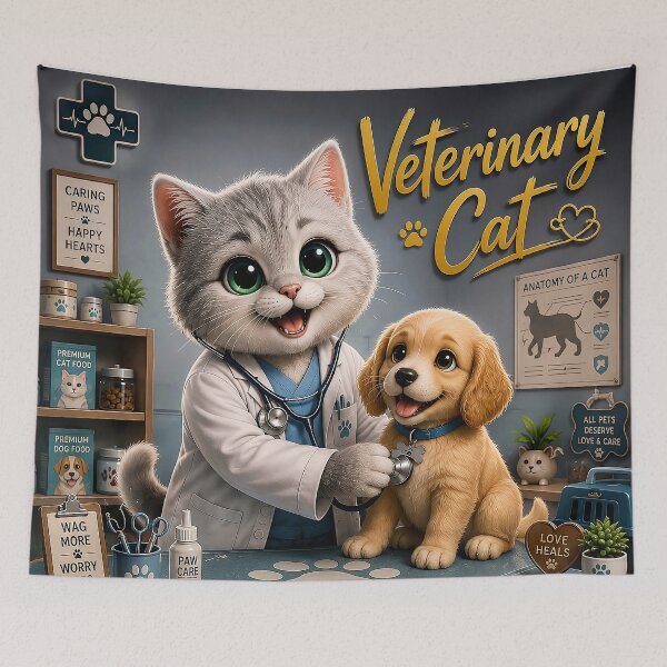 Item preview, Veterinary Cat designed and sold by Meow Story .