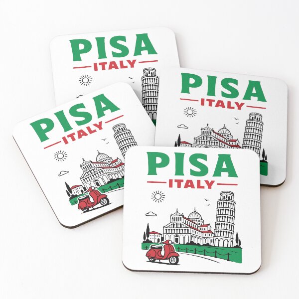 Item preview, Pisa City Italy designed and sold by Traveldrawings.