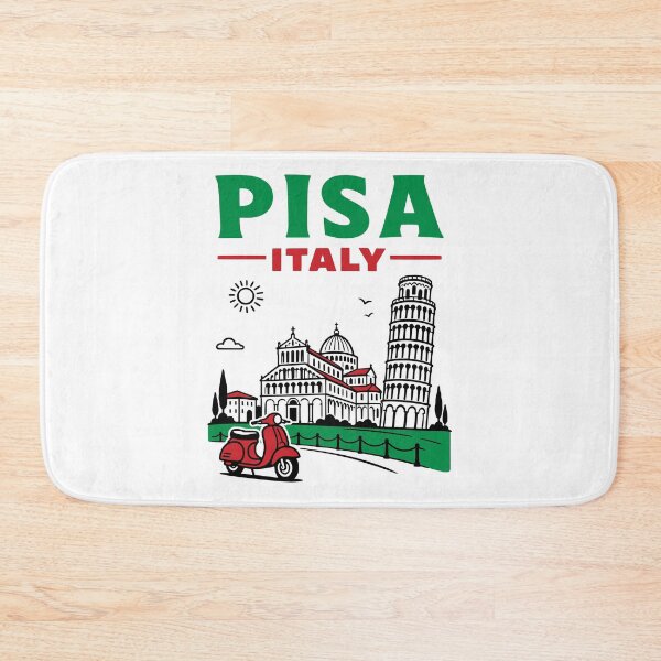 Item preview, Pisa City Italy designed and sold by Traveldrawings.
