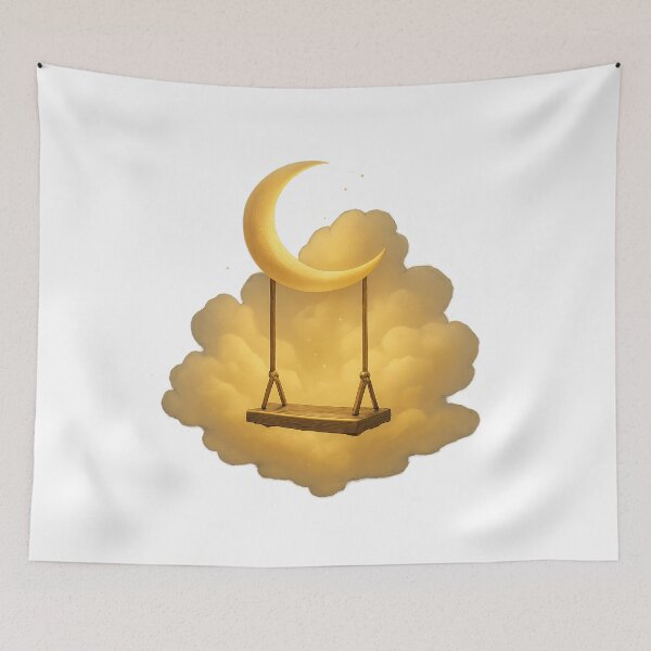 Item preview, Moon Swing – Dream Among the Clouds designed and sold by Yomere.