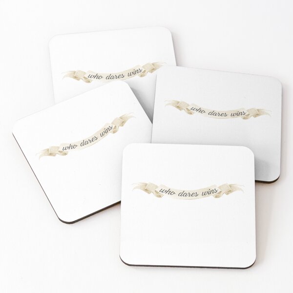Item preview, who dares wins election slogan  designed and sold by monpetitbijou.