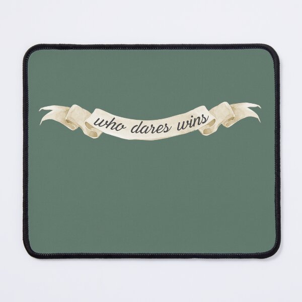 Item preview, who dares wins election slogan designed and sold by monpetitbijou.