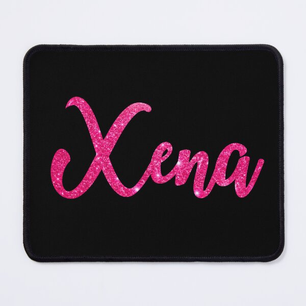 Item preview, Xena Hot Pink Sparkly Personalised Name Design designed and sold by CamilasPrints.