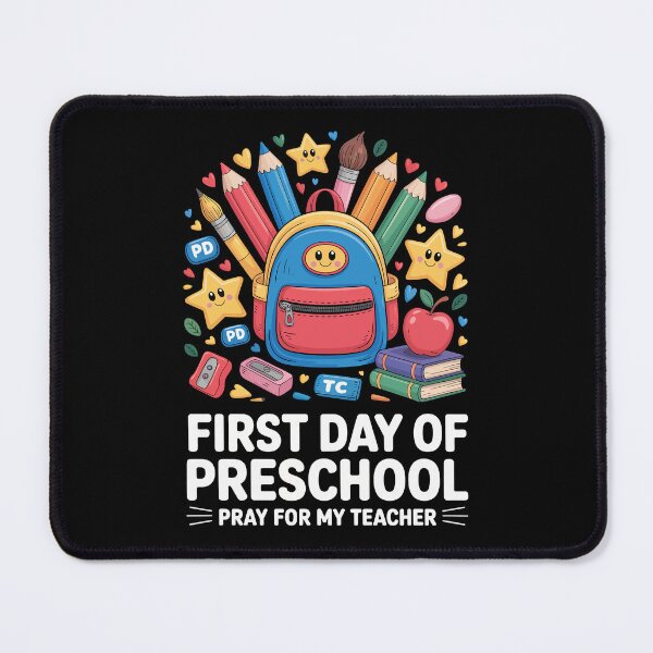 Item preview, FIRST DAY OF PRESCHOOL – PRAY FOR MY TEACHER designed and sold by jkrphoto.