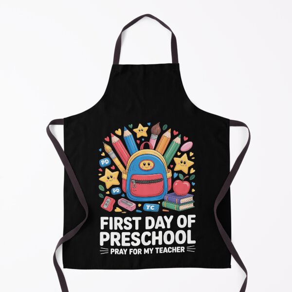 Item preview, FIRST DAY OF PRESCHOOL – PRAY FOR MY TEACHER designed and sold by jkrphoto.
