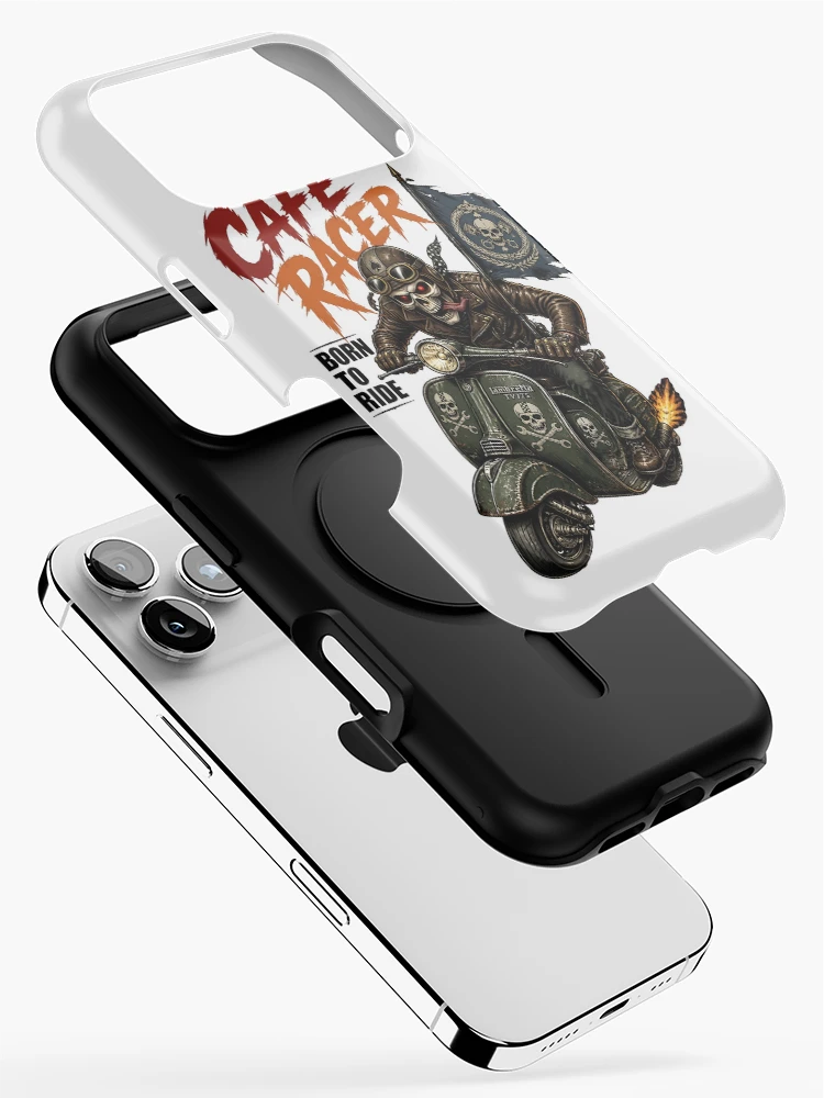 Thumbnail 2 of 4, iPhone Case, Cafe Racer Born To Ride designed and sold by Sovereign Supply Co..