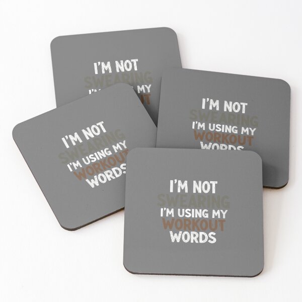 Item preview, I'm Not Swearing I'm Using My Workout Words Gym Humor Fitness Training designed and sold by SofiBlair.