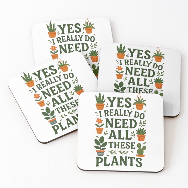 Item preview, Yes I Really Do Need All These Plants Funny Gardening Addict Potted Houseplants designed and sold by Photo-Sphere101.