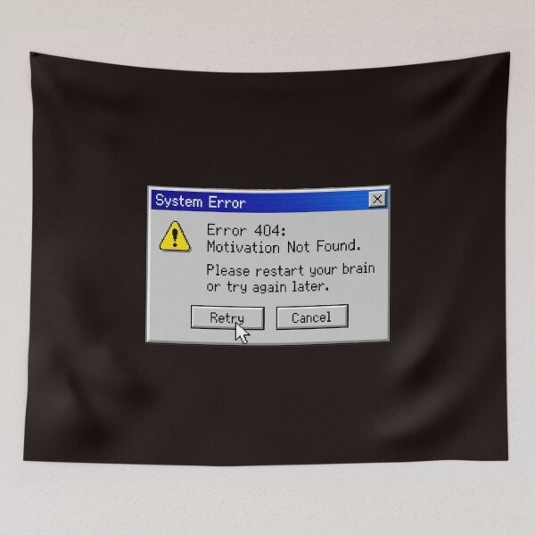 Item preview, Motivation Not Found designed and sold by virusRojo.