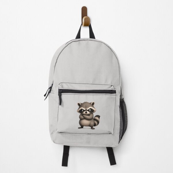 Item preview, Cute Angry Raccoon – Grumpy Raccoon designed and sold by reanacreations.