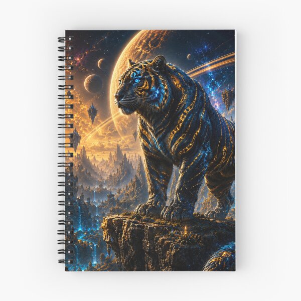 Item preview, Cosmic Tiger – Celestial Guardian of the Stars designed and sold by ZYVARENNE.
