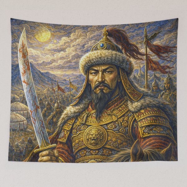 Item preview, Genghis Khan – Conqueror of the Mongol Empire designed and sold by GalleryKauffeld.