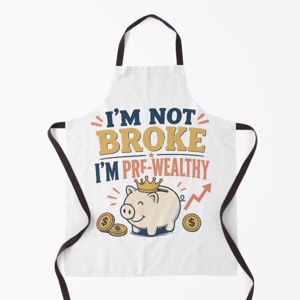 Item preview, I'm Not Broke I'm Pre-Wealthy T-Shirt — Light Version designed and sold by TheOddPrints.