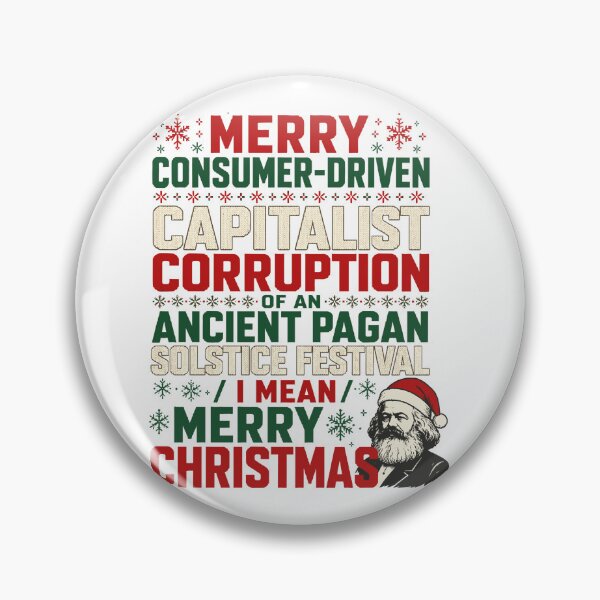 Item preview, Merry Capitalist Corruption Christmas Funny Karl Marx Holiday Satirical Xmas designed and sold by ZIGLWORKS.