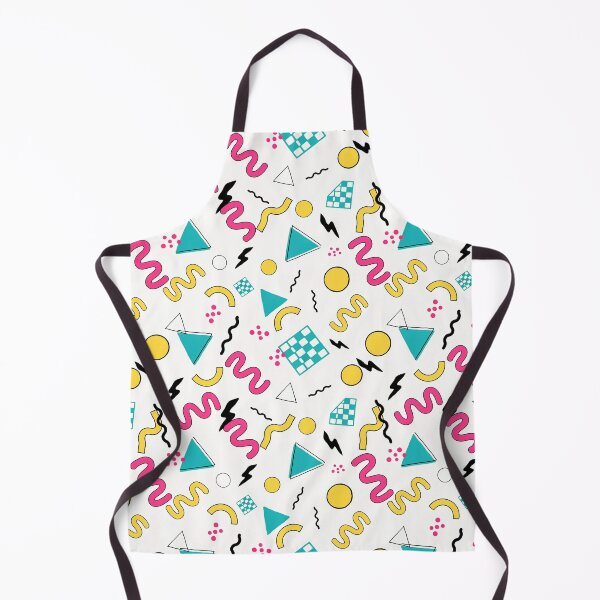 Item preview, Retro Memphis 90s Seamless Pattern – Neon Squiggles & Geometric Shapes designed and sold by brianj335.
