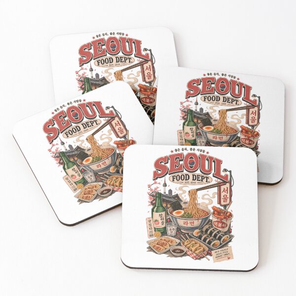 Item preview, Seoul Food Dept. – Vintage Korean Food T-Shirt designed and sold by AnteesocialTees.