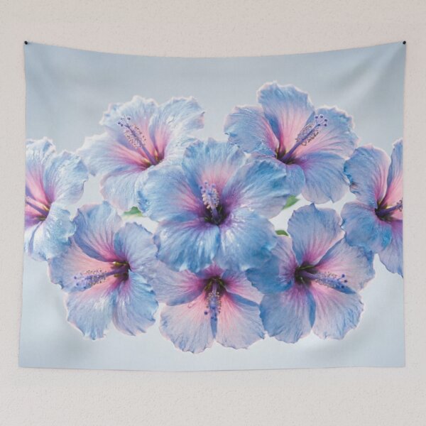Item preview, Soft Baby Blue Flower Cluster designed and sold by IntelliMindDesigns.