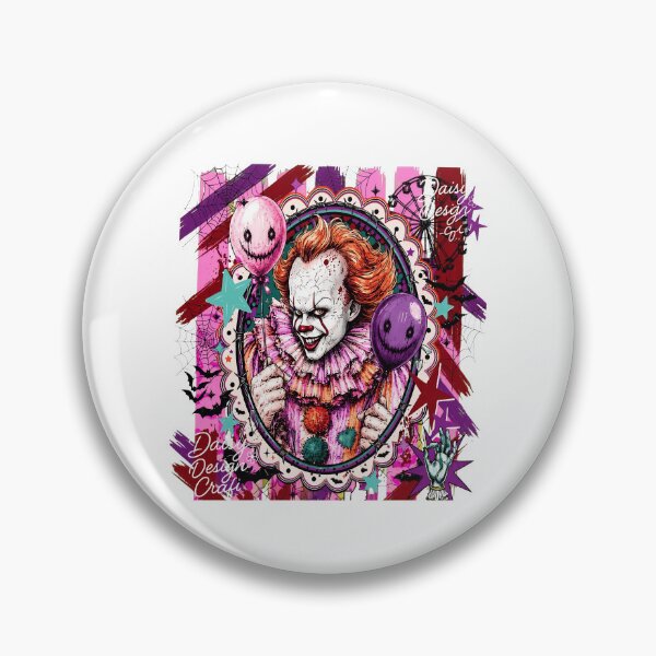 Item preview, Creepy Pink Clown Horror Carnival Art Design designed and sold by MichaelMo52883.