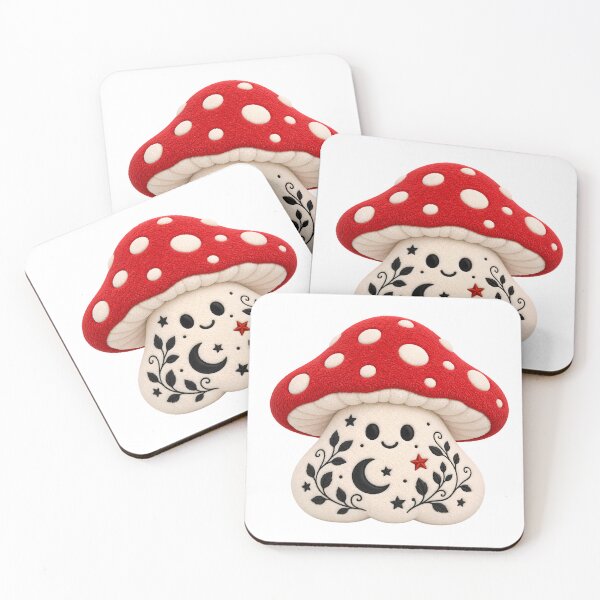 Aperçu de l'œuvre  Cute Mystical Mushroom Collection créée et vendue par GGAUL.