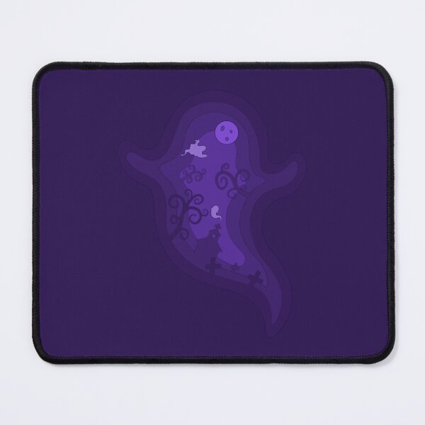 Item preview, Spooky Halloween Ghost Wandering Through a Haunted Graveyard designed and sold by CozyLittleShop.