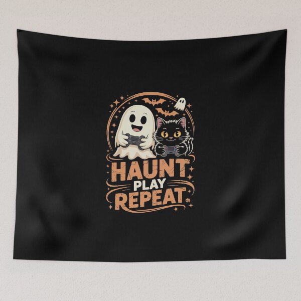 Item preview, HAUNT PLAY REPEAT designed and sold by jkrphoto.