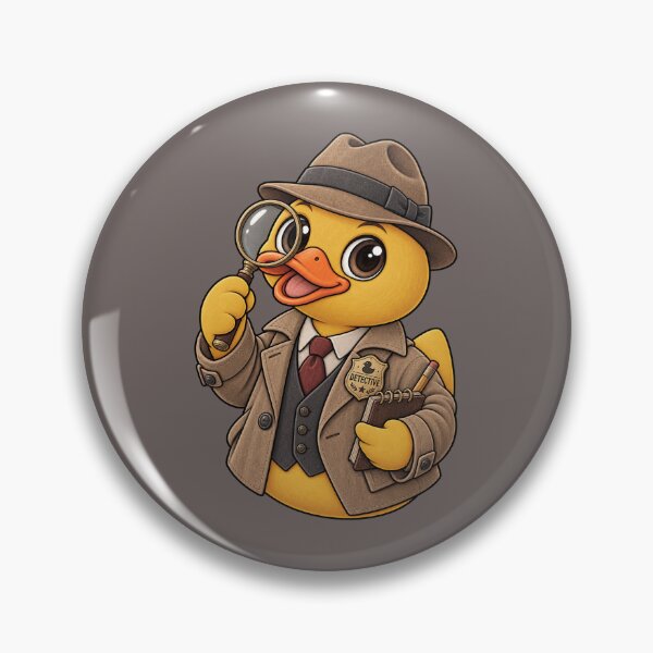 Item preview, Rubber Duck Detective – Vintage Edition designed and sold by BROHLine Studio.