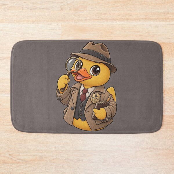 Item preview, Rubber Duck Detective – Vintage Edition designed and sold by BROHLine Studio.