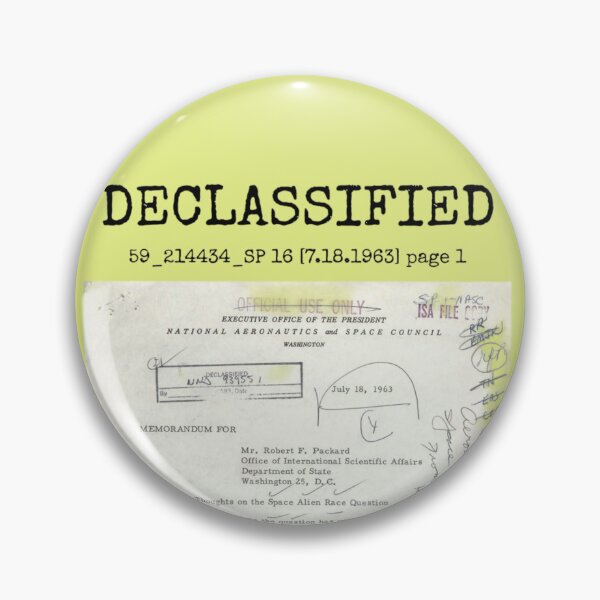 Item preview, UFO DECLASSIFIED 59_214434_EN 16 [7.18.1963] page 1 designed and sold by CG17s.