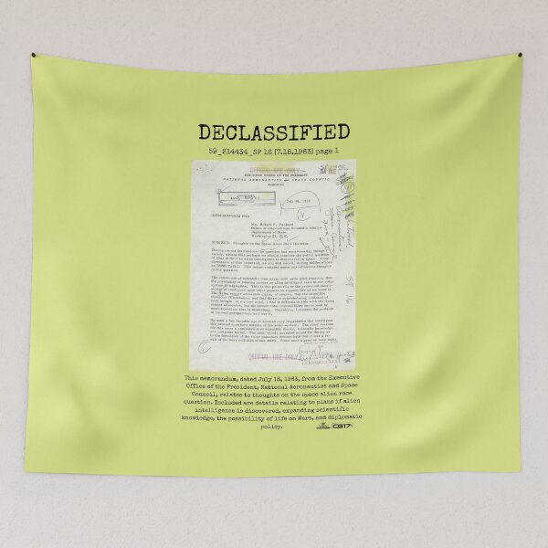Item preview, UFO DECLASSIFIED 59_214434_EN 16 [7.18.1963] page 1 designed and sold by CG17s.