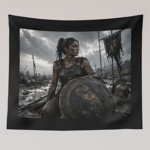 Item preview, Warrior of Athena Ancient Greece designed and sold by Ancient-Era.
