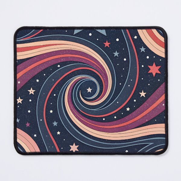 Item preview, Retro Cosmic Swirl Starry Galaxy Pattern designed and sold by trendspatterns.