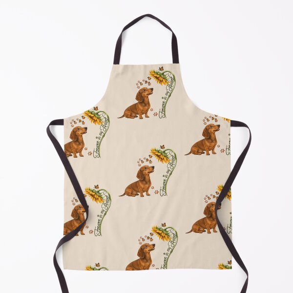 Item preview, Dachshund Sunflowers Forever In My Heart designed and sold by Cute & Sassy Custom Gifting Boutiques.