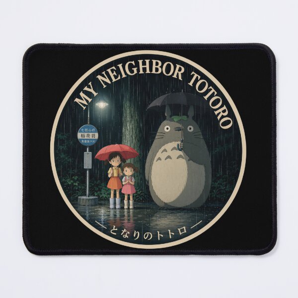 Item preview, Classic illustration of My Neighbor Totoro at the bus stop designed and sold by killem667.