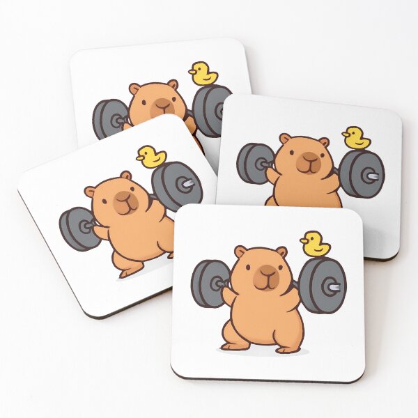 Item preview, Maximum Lifts Capybara Bench Press – Cute Animal Gym Motivation Shirt designed and sold by Mouad-Doadi.
