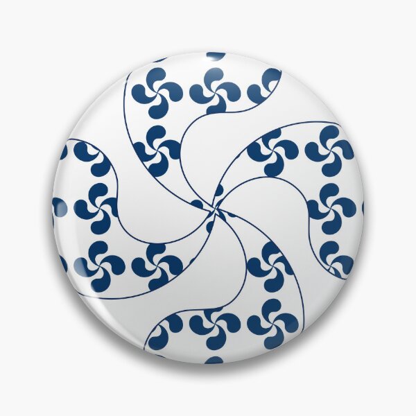 Item preview, Lauburu Mosaic — Geometric Fractal Pattern designed and sold by DONOSTIADESIGN.