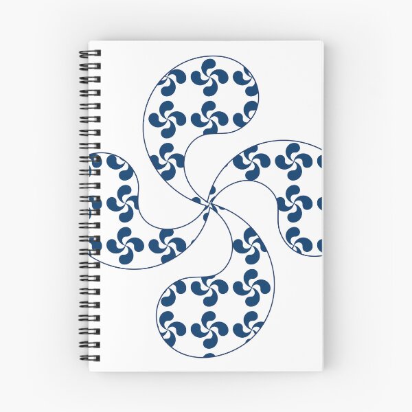 Item preview, Lauburu Mosaic — Geometric Fractal Pattern designed and sold by DONOSTIADESIGN.