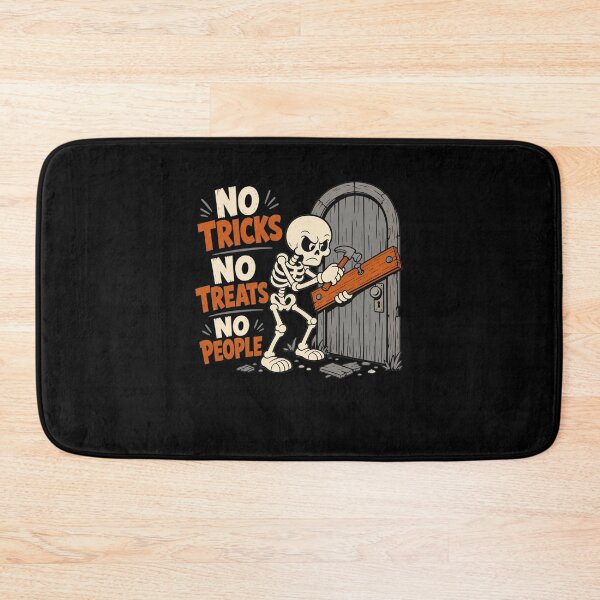 Item preview, No Tricks No Treats No People Funny Skeleton Halloween Introvert Humor Anti Social designed and sold by clothesy7.